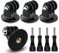 GoPro Tripod Adapter 4PCS Adapter with Thumbscrew for Gopro Hero 5 Hero 5 Session Hero 4 Hero 3+ Hero 3 Hero 2 Hero 1 and SJCAM and Xiaoyi Cameras