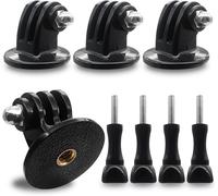 GoPro Tripod Adapter with Thumbscrew Compatible with GoPro Hero 12/11/10/9/8/7/6/5, GoPro Session, GoPro Fusion, DJI Osmo, SJCAM