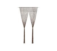 Vidaxl Rideau En Macramã© Taupe 140x240 Cm Coton