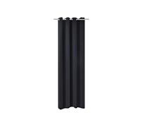 vidaXL Rideau occultant avec ¿illets métalliques 270 x 245 cm Noir