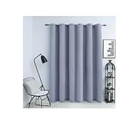 vidaXL Gordijn verduisterend met metalen ringen 290x245 cm grijs134429 Gris G