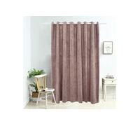 Vidaxl Rideau Occultant Avec Anneaux En Mã©Tal Velours Rose 290x245 Cm