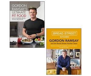 Gordon Ramsay Ultimate Fit Food, Gordon Ramsay Bread Street Kitchen 2 Books Collection Set By Gordon Ramsay