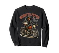 Gordon Setter on Motorcycle Love Football - Football DIGOR Sweatshirt