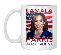 GordonDesign Tasse colorée Kamala Harris For President, tasse Election 2024, tasse élection pour dames chats, tasse Madame Président, tasse Kamala Harris For President, tasse The Doug, tasse Kamala