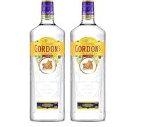 Gordon's London Dry Gin 37,5% 1L (Lot de 2)