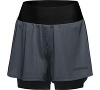 GORE Concurve 3" 2in1 Shorts W - Femme - Gris - taille XS- modèle 2025