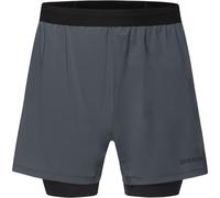 GORE Concurve 5" 2in1 Shorts - Homme - Gris - taille M- modèle 2025