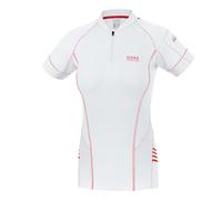 Gore Maillot Magnitude 2.0 Zip Femme Blanc - Tee-shirts de running femmes 40