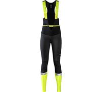 GORE WEAR Ability Cuissard Thermo+ à bretelles pour Femmes, GORE-TEX INFINIUM, 40, Noir/Neon Yellow