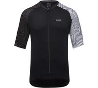 Gore Wear C5 Homme Maillot à Manches Courtes de Cyclisme, XL, Noir/Multicolore