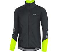 GORE Wear C5 Homme Veste de cyclisme GORE-TEX, M, Noir/Jaune fluo