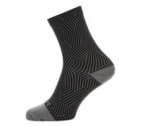 Gore wear Chaussettes C3 Graphite Grey/Black Noir - Chaussettes de cyclisme 35/37