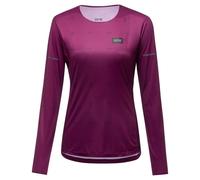 Gore Wear Contest Long Sleeve T-Shirt Femme Violet - Maillots de running femmes 40