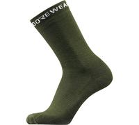 Chaussettes GOREWEAR Essential Merino vert foncé - 38-40