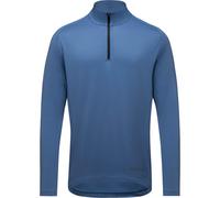 Gore Wear Everyday Mid 1/4-Zip Mens Homme Bleu - Maillots de running hommes S