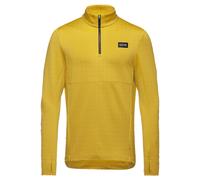 Gore Wear Everyday Thermo 1/4-Zip Mens Homme Jaune - Maillots de running hommes M