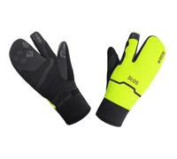 GOREWEAR GORE-TEX INFINIUM™ Thermo Split Gants, Black/Neon Yellow, 9