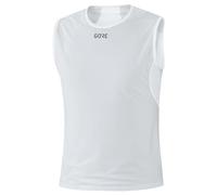 GORE WEAR M Homme Sous-maillot sans manches GORE WINDSTOPPER, Taille: L, Couleur: Gris clair/Blanc