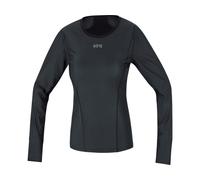 GOREWEAR M WINDSTOPPER® Base Layer Thermo Maillot à manches longues Femme, Black, 38