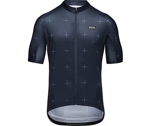 GORE WEAR Maillot de Cycliste pour Hommes Daily, S, Bleu marine/Blanc