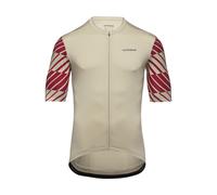Maillot GOREWEAR Swiftride Optical manches courtes beige rouge - XL