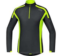 GORE WEAR Smzair Air Débardeur Homme Noir/Jaune Fluo FR : XL (Taille Fabricant : XL)