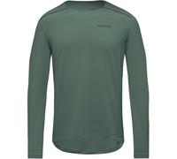 GORE WEAR T-shirt à manches longues Contest 2.0 pour hommes, vert ardoise - XL