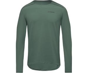 GORE WEAR T-shirt à manches longues Contest 2.0 pour hommes, vert ardoise - XL