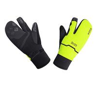 GORE WEAR Thermo Split Gants, GORE-TEX INFINIUM, 11, Noir/Jaune Fluo