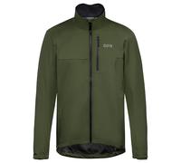 Gore Wear Veste Spirit Mens GORE-TEX INFINIUM Utility Green Homme Vert - Vestes et coupe-vent de cyclisme hommes S