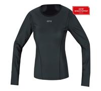 GOREWEAR M WINDSTOPPER® Base Layer Thermo Maillot à manches longues Femme, Black, 34