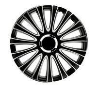 JEU D ENJOLIVEURS DE ROUES LEMANS PRO SILVER BLACK 14INCH