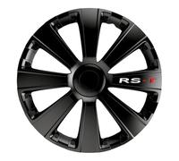 Gorecki Enjoliveurs 14'' pouces Cap De Roue Jeu Enjoliveur Auto noir 2211181