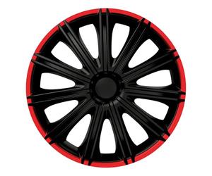 Gorecki Enjoliveurs 14'' pouces Cap De Roue Jeu Enjoliveur Auto noir/rouge 2211184