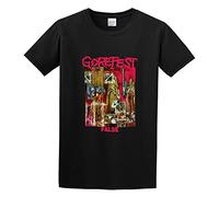 Gorefest False The Death Metal T-Shirt Graphic Tee for Mens Shirt Black XL