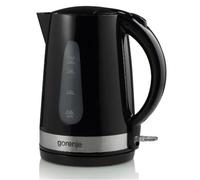 Gorenje | Bouilloire | K17BK | Standard | 2200 W | 1,7 L | Plastique/métal | Socle pivotant à 360° | Noir