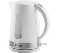 Gorenje | Bouilloire | K17WE | Electrique | 2200 W | 1,7 L | Plastique + métal | Base pivotante 360° | Blanc
