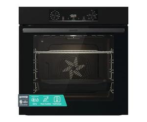 Gorenje BPS 6737 E02B Four encastrable, 77 Litres, Pyrolysis, Hot Air, ExtraSteam, Gentle Close and Open, AirFry, PerfectGrill, PizzaMode 300°C, ChildLock, Noir [Energy Class