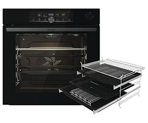 Gorenje BPSA 6747 OptiBake - Four 77L - Pyrolyse - SteamAssist - Tactile - PizzaMode 300°C - Noir