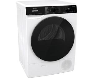Gorenje DPNA Séchoir à pompe à chaleur, 83 W, capacité de 8 kg, fabriqué en UE, 16 programmes, fonction super hygiénique, séchage naturel, près de 89 min, double air, programme sportif, évacuation de