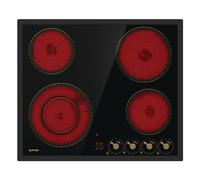 Gorenje EC642CLB Table De Cuisson Électrique 4 Zones Noir Inox 51 Cm