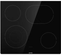 Gorenje ECD643BSC HiLight Table de cuisson 60cm, 2 cercles/zone de rôtissage, affichage de la chaleur résiduelle - compatible avec Gorenje Cuisinière encastrable BC717E10X