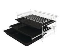 Four Gorenje Essential BPS6737E14BG - avec fonction vapeur - encastrable - niche - 56x55x59 cm (lxpxh) - avec système auto-nettoyant - classe A+ - noir