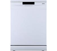 Gorenje G S620 C10W Autonome Lave-vaisselles 60 cm / 14 places / 3 paniers / 5 programmes/Inverter PowerDrive Motor/SpeedWash/TotalDry/Protection complète contre le débordement Blanc