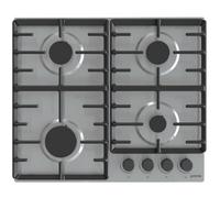 Gorenje G642ABX Inox Intégré 60 cm Plaque de cuisson à gaz Fonte 4 zone(s)