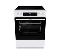 Gorenje GECS6C 70 WPA 740963 Cuisinière électrique avec plaque de cuisson vitrocéramique 60 cm / 71 litres/ExtraSteam/GentleClose/AirFry/Boutons escamotables/AquaClean/PerfectGrill /