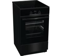Gorenje GEIT5C60BPG Cuisinière électrique à induction, volume : 70 litres, AirFry et mode pizza, noir