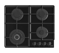 Gorenje Plaque gaz GTW641EB 60 cm encastrable 4 foyers 8150W Verre trempé Noir