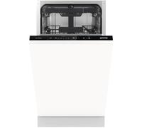 Gorenje GV561C10 Lave-vaisselle entièrement intégré / 45 cm / 5 programmes / 10 couverts/lavage rapide 15 min/MultiClack/raccord d'eau chaude/troisième bras de pulvérisation/TotalDry